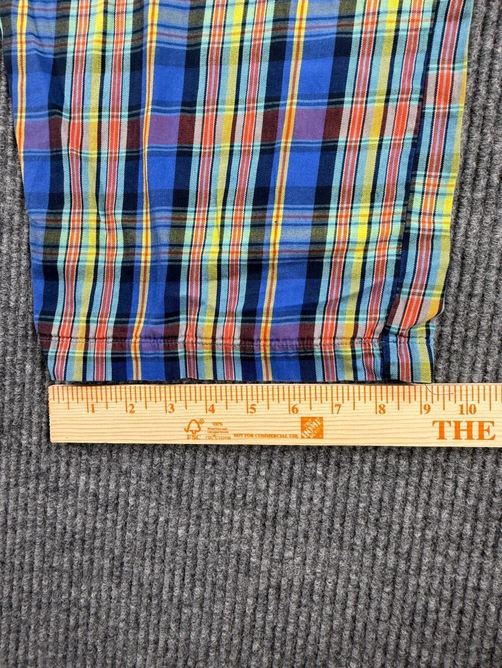 Polo Ralph Lauren Pajama Pants Mens XL Multicolor Plaid Drawstring Preppy Cotton